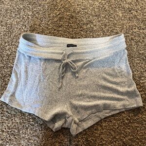 American Eagle Outfitters Gray Shorts Soft Jersey Elastic Waist